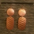 Pendientes Geometricos - Cobre